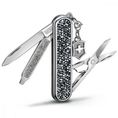Нож Victorinox Classic SD Brilliant Crystal + брелок-лого (0.6221.35) | Зображення 1