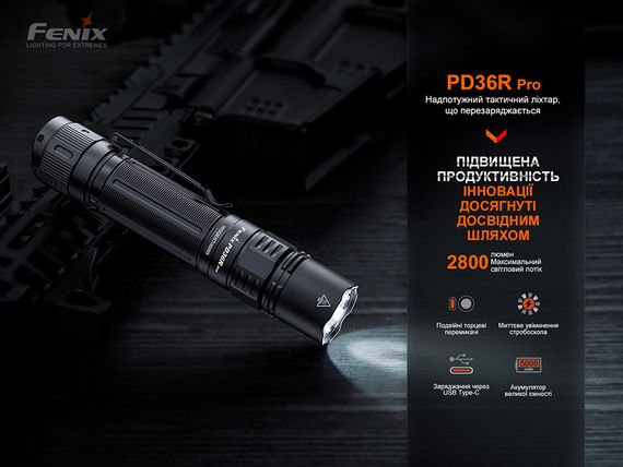 Ліхтар ручний Fenix PD36R Pro | Зображення 4
