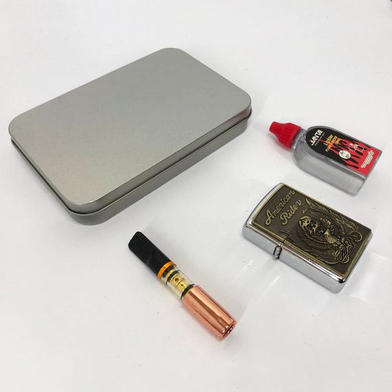 Сувенір запальничка, Запальничка бензинова щаслива, Подарункові запальнички Бензинова QM-51 | Зображення 6