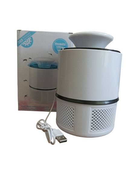 Ловушка-светильник от комаров и насекомых  Lightning Mosquito Lamp JT-Z01 от USB Белая | Зображення 4