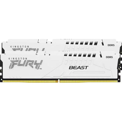 Модуль памяти для компьютера DDR5 32GB (2x16GB) 6800 MHz Beast White Kingston Fury (ex.HyperX) (KF568C34BWK2-32) | Зображення 3