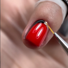 Гель-лак Valeri 141 "Червоний діамант" 6мл