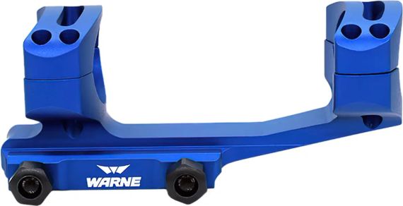 Кріплення-моноблок Warne X-Skeleton Mount. d - 30 мм. Ultra High. Weaver/Picatinny. Blue | Зображення 1