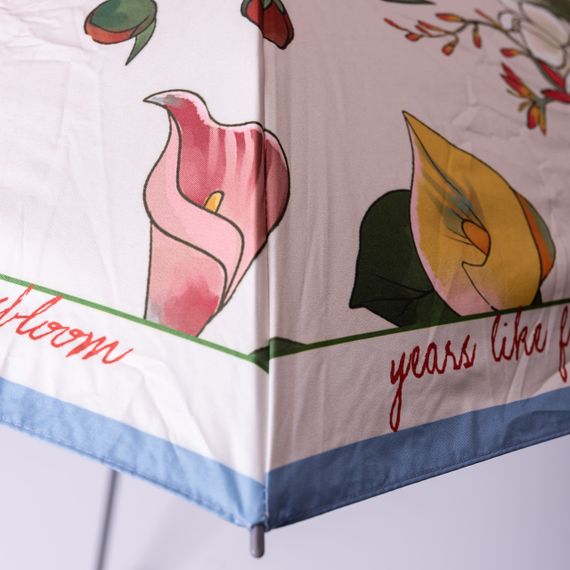 Парасолька механічна елегантна з принтом міцна надійна з поліестеру діаметр 99 см Синій HP-23-15BL | Зображення 6