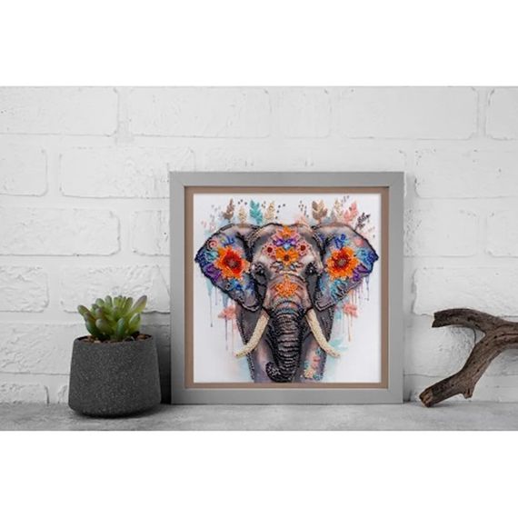 Набір-міді для вишивання бісером "Таємниці сходу" AMB-116 на натуральному полотні | Зображення 2