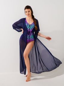 Туніка пляжна однотонна жіноча GENUA 6712 52 Синій shop (2000999462986)