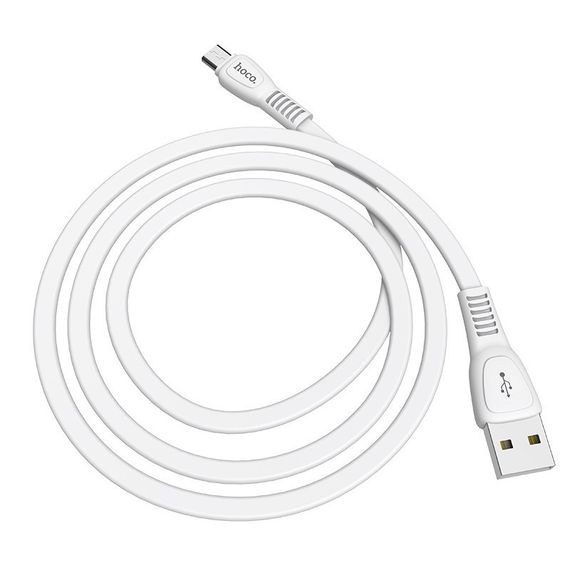 Дата кабель Hoco X40 Noah USB to MicroUSB (1m) Білий | Зображення 1