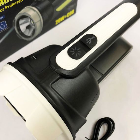 Прожектор лампа для кемпінгу, Кемпінговий ліхтар c power bank, Ліхтар світильник світильник на дачу QD-85 | Зображення 4