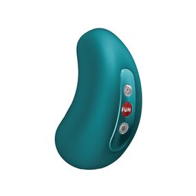 Вакуумний стимулятор Fun Factory Cherie Bottle Green, 12 режимів вібрації, 11 рівнів вакууму