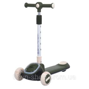 Детский самокат 3-х колесный JR3-164-GR, до 25 кг