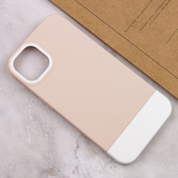 Чохол TPU+PC Bichromatic для Apple iPhone 11 (6.1") Силікон, Grey-beige / White | Зображення 3