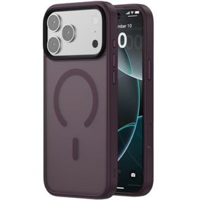 TPU+PC чохол Blueo Skin Friendly Frosted with Magnetic Fit для Apple iPhone 17 Pro Max / 18 Pro Max Бордовий / Deep Cherry