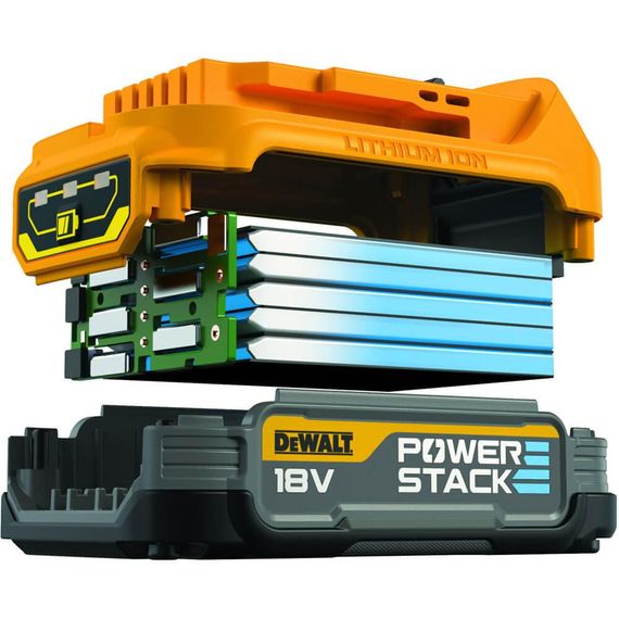 Дрель-шуруповёрт аккумуляторная бесщёточная 90 Нм DeWALT DCD800E2T | Зображення 3