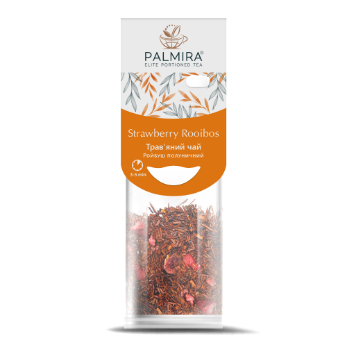 Травяной чай (Strawberry Rooibos) Palmira "Ройбуш клубничный" - 10 шт.