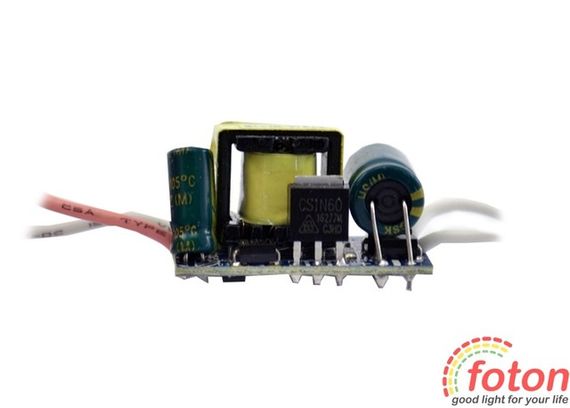 Імпульсний драйвер світлодіода LD 4-5x1W 220V, 350mA | Зображення 1