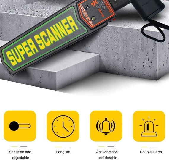 Металошукач Super Scanner MD3003B1 | Ручний металодетектор | Доглядовий металошукач | Зображення 6