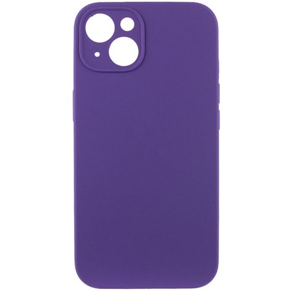 Чехол Silicone Case Full Camera Protective (AA) NO LOGO для Apple iPhone 14 (6.1") Фиолетовый / Amethyst