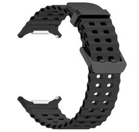 Ремінець силіконовий Primolux Ocean для годинника Samsung Galaxy Watch Ultra 47 mm (SM-L705) - Black