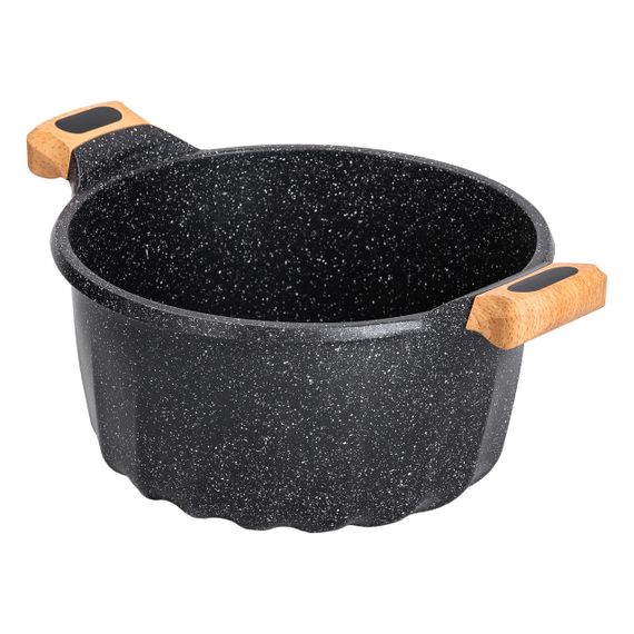 Велика алюмінієва каструля з кришкою, діаметр 28 см, з антипригарним покриттям, 8 літрів HP-4-434B | Зображення 1