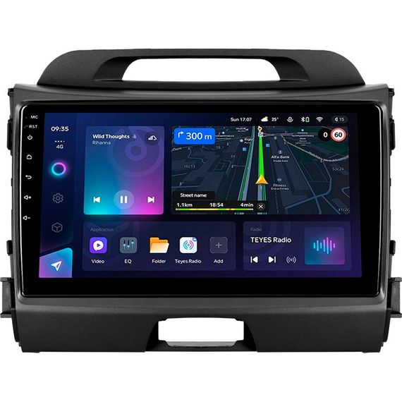 Штатна магнітола Teyes CC3L 4+32 Gb Kia Sportage 3 SL 2010-2016 (A) 9"