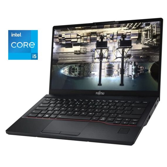 Ультрабук Fujitsu LifeBook E5412 / 14" (1920x1080) IPS / Intel Core i5-1235U (10 (12) ядер по 3.3 - 4.4 GHz) / 16 GB DDR4 / 256 GB SSD / Intel Iris Xe Graphics / WebCam б/в