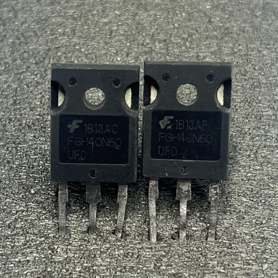 Транзистор FGH40N60UFD Оригинал! 80A/40A, 600V, IGBT (замена для FGH40N60SF, FGH40N60, 40N60) TO-247 демонтаж