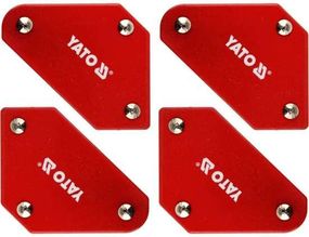 Набір кутники магнітні струбцини зварювальника 4 штуки YATO YT-08677