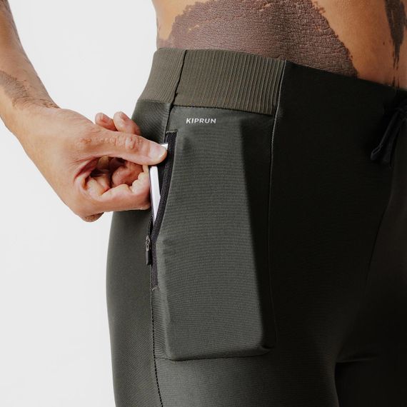 Легінси жіночі Dry+ Feel для бігу укорочені хакі - L UA46L31 | Зображення 3