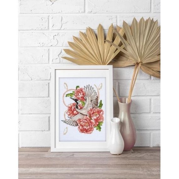 Набір для вишивання хрестиком "На крилах до мрії" AH-225 з п'яльцями | Зображення 4