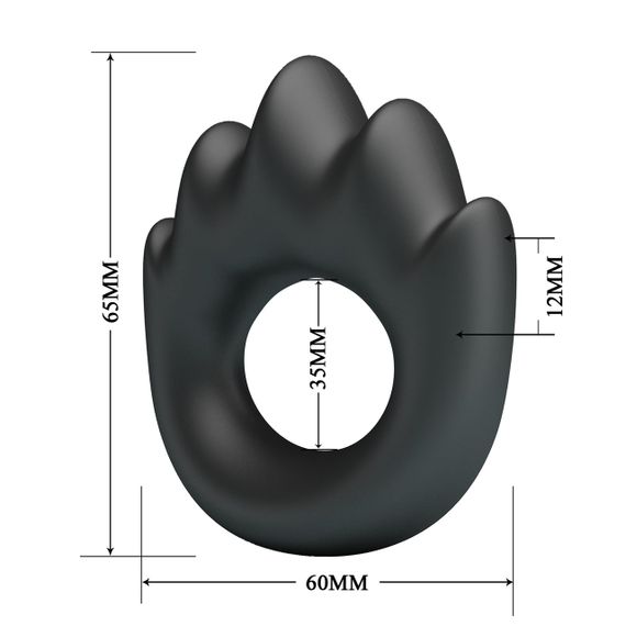 Ерекційне кільце Crazy Bull №13 - Habert super soft silicone, BI-210357 Sex Aura | Зображення 5