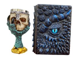 Подарунковий набір Келих 3D Лапа Дракона та Блокнот 3D «Книга тіней і Глубін»