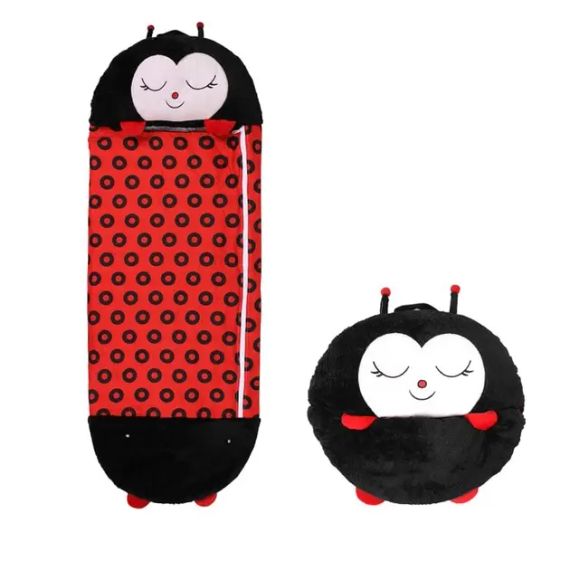 белый единорог Детский спальный мешок на молнии 3 в 1 игрушка подушка спальник и встроенная подушка | Зображення 4