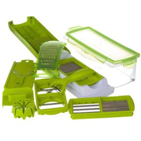 Подрібнювач для овочів Nicer Dicer PLUS, Кухонні подрібнювачі овочів, Універсальний DR-750 подрібнювач овочів