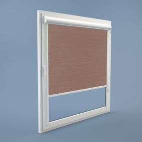 Рулонна штора Rolets Льон 2-7439-350 35x170 см закритого типу Капучіно