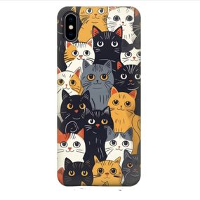 Чохол для iPhone X, XS / Чохол на замовлення Принт: Котики