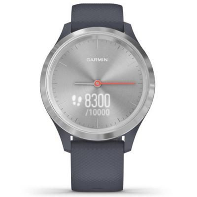 Смарт-годинник Garmin vivomove 3S, Silver, Granite Blue, Silicone (010-02238-20) | Зображення 1