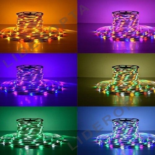 Світлодіодна RGB стрічка 10м, від мережі 220V, різнокольоровий, XPRO, BL-220V-144L-10M (47820-144L_471) | Зображення 6