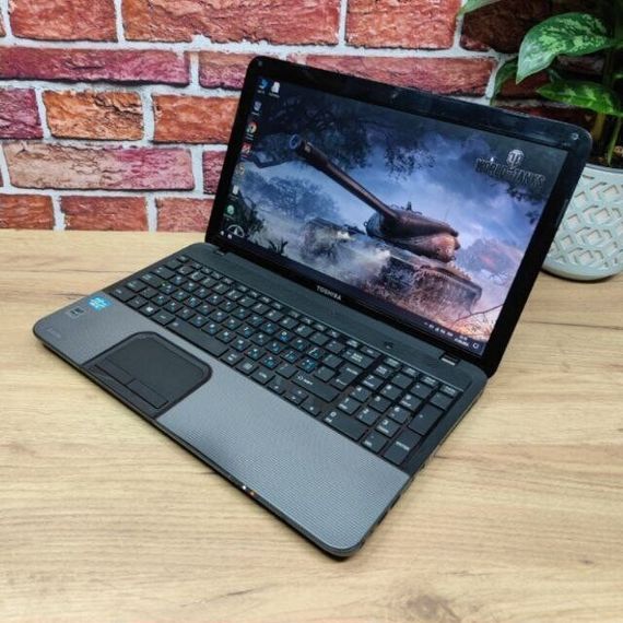 Ноутбук Б-клас Toshiba Satellite C855 / 15.6" (1366x768) TN / Intel Core i5-3230M (2 (4) ядра по 2.6 - 3.2 GHz) / 8 GB DDR3 / 128 GB SSD / Intel HD Graphics 3000 / WebCam / DVD-ROM б/в | Зображення 5