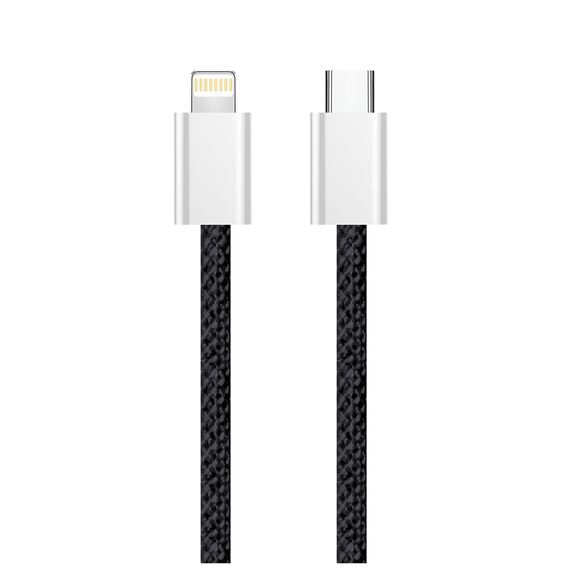 Дата кабель USB-C to Lightning 2.0m (PDF Fast Charging 27W) black ColorWay (CW-CBPDCL068-BK) | Зображення 6