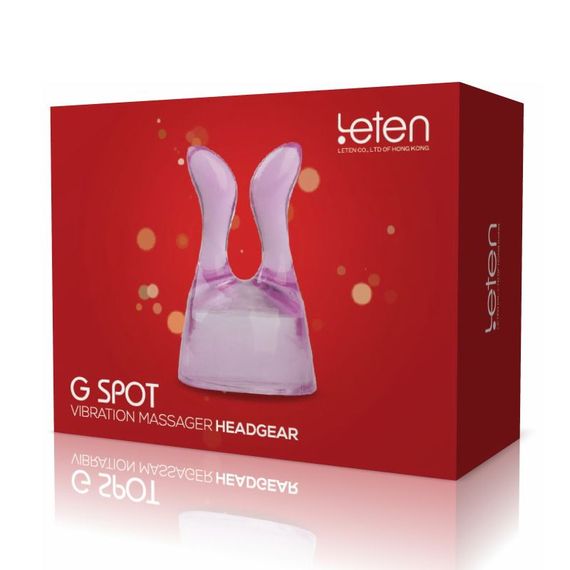 Насадка для вибромассажера Leten G SPOT HEADGEAR - 2 (40 x 60 мм) | Зображення 1