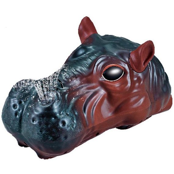 Лодка на радиоуправлении SHT 3736AD Hippopotamus 2.4G Black / Brown — водное сафари с бегемотом!