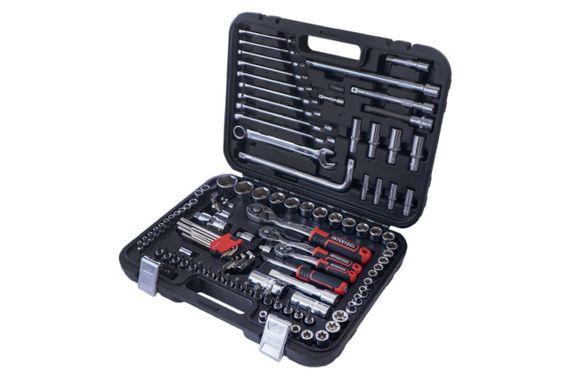 Набор инструмента Intertool - 1/4" x 3/8" x 1/2" 126 ед. Storm (ET-8126)