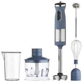 Блендер занурювальний 5в1 з капучинатором 500W RAF 361 Сірий