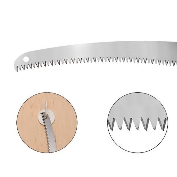 Ножівка садова вигнута 330 мм, з металевою ручкою, пластиковий чохол INTERTOOL HT-31461 | Зображення 1