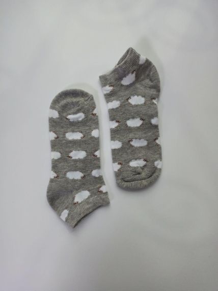 Шкарпетки короткі  дитячі з принтами Twinsocks р-14-16(23-25), 18-20(29-31) блакитний, сірий, бежевий, рожевий | Зображення 4