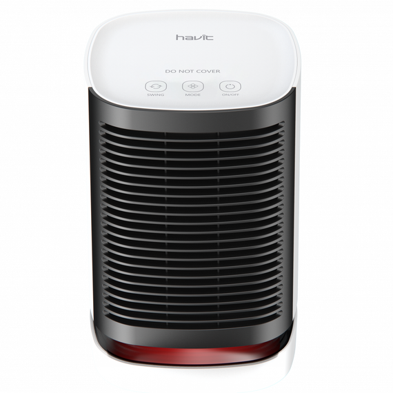 Поворотный тепловентилятор HAVIT HV-HT1220 950W White | Зображення 3