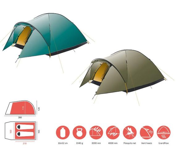 Намет Grand Canyon Topeka 2 Capulet Olive (330005) (DAS301590) | Зображення 1