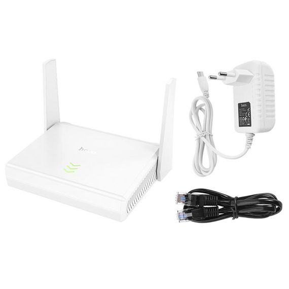 Маршрутизатор (роутер) Hoco HI36 WiFi4 600Mbs White | Зображення 6