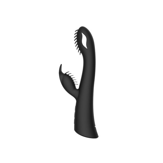 Вибратор с электростимуляцией Chisa Fierce Euphoria G-GASM и клиторальным рельефным отростком,черный sexstyle | Зображення 2