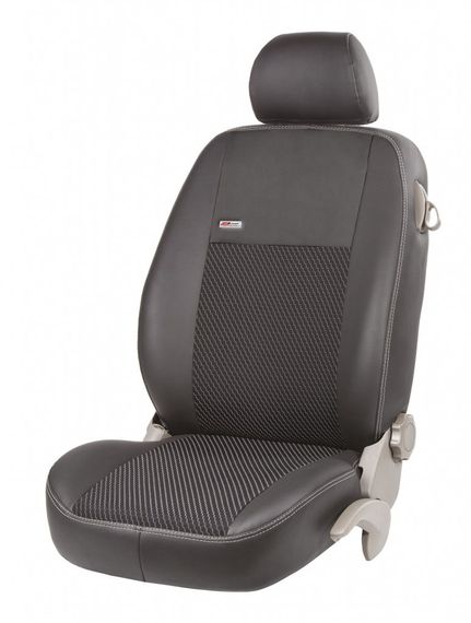 Авточехлы экокожа-2024ткань Eco Classic (8 или 9 мест) для Ford Custom 2013-2024 гг